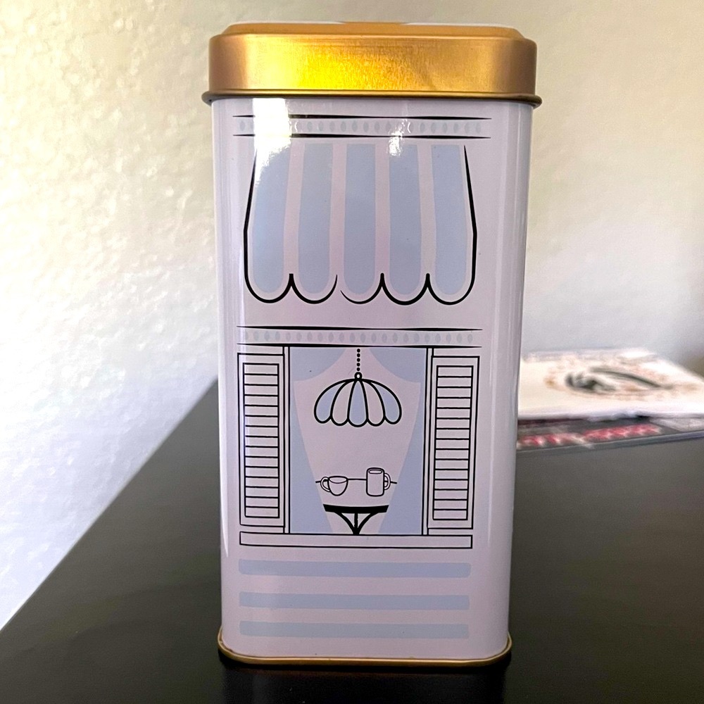 Bullseye Spring Time ‘Cafe’ Storage Tin Container - Picture 3 of 13